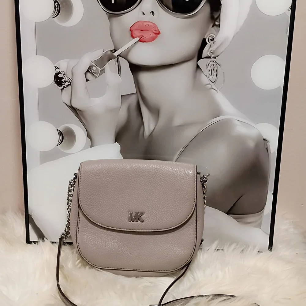 Michael Kors Taupe Crossbody Bag